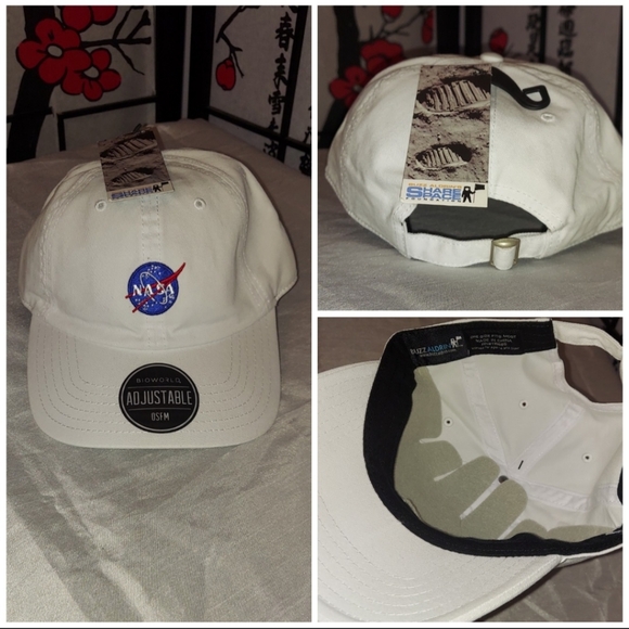 White Baseball Cap with NASA Logo - Picture 1 of 1